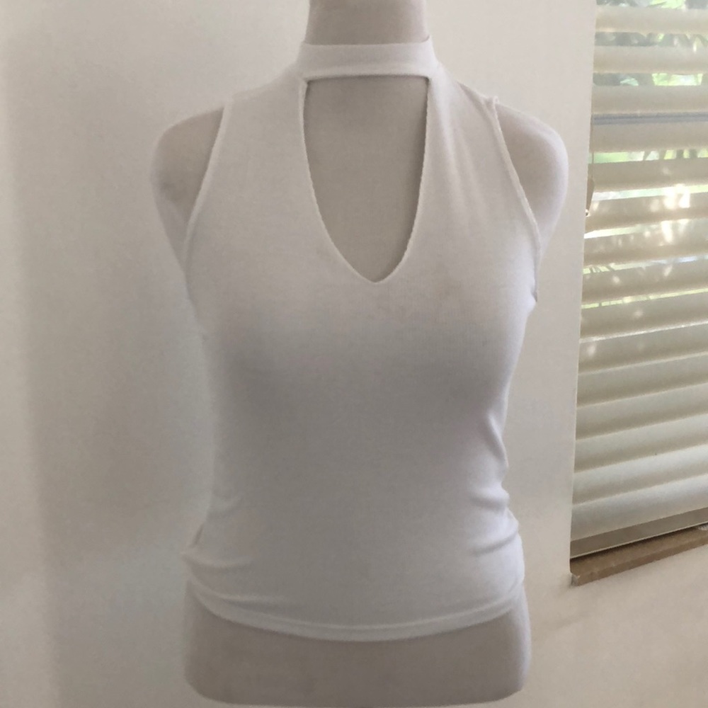 neck cut out top